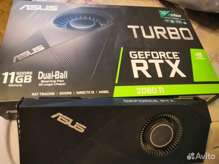 Видеокарта RTX 2080 Ti turbo