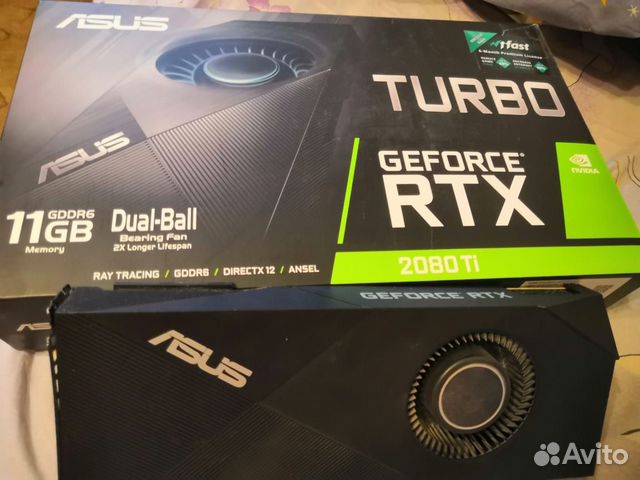 Видеокарта RTX 2080 Ti turbo