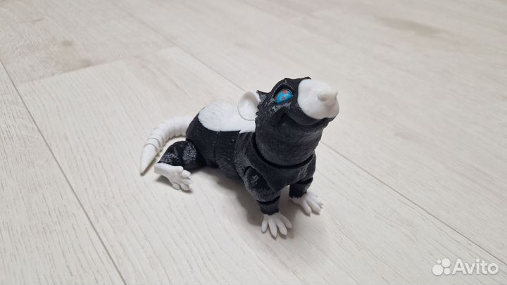 Крыса шарнирная, подвижная. 25 см (3D печать)