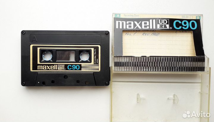 Аудио кассеты Maxell UDxl II 90, LN 90 и CR 90 бу