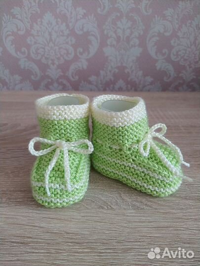 Детские пинетки ручной работы