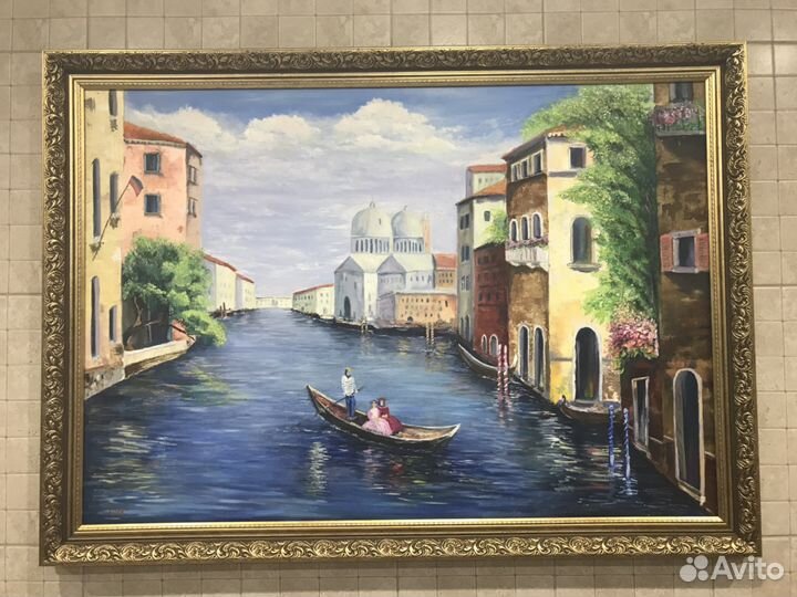 Картина на холсте маслом 100х80