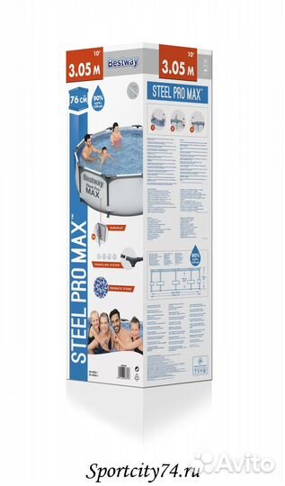 Каркасный бассейн BestWay Power Steel 56406 BW