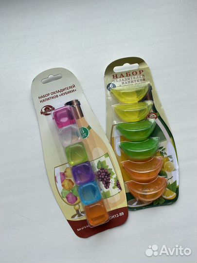 Набор для охлаждения напитков, кубики и дольки