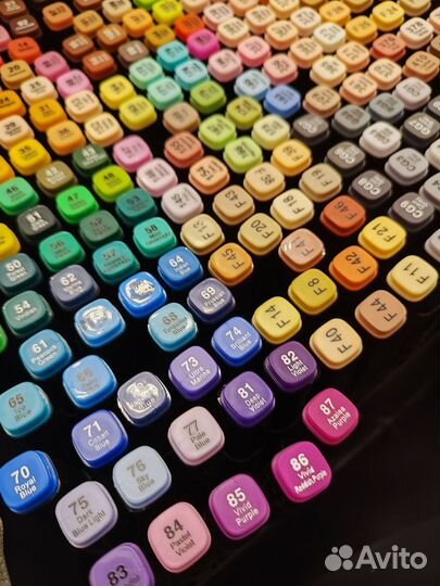 Маркеры для скетчинга двухсторонние maquick