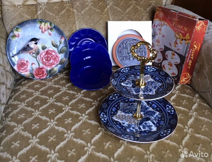 Блюдца/ декоративные тарелки/ этажерка для фруктов