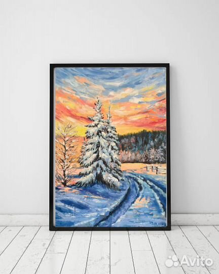 Картина маслом пейзаж