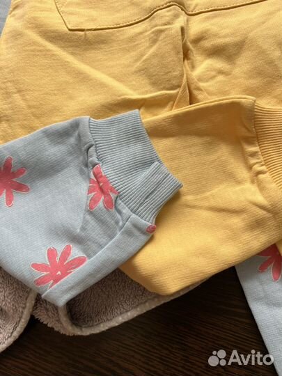 Брюки/штаны комплект 2шт Син 98