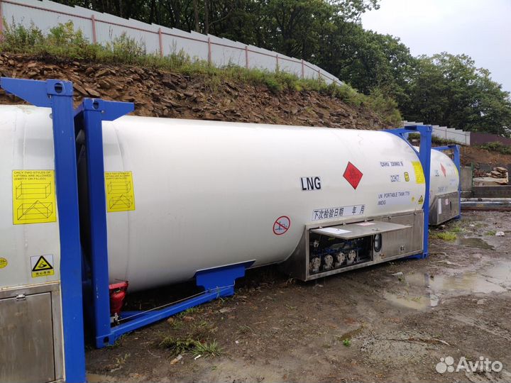 Танк-контейнер Т75 для спг, азота, кислорода