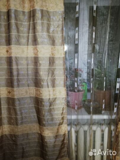 Комплект шторы + тюль