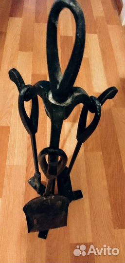 Кованый каминный набор