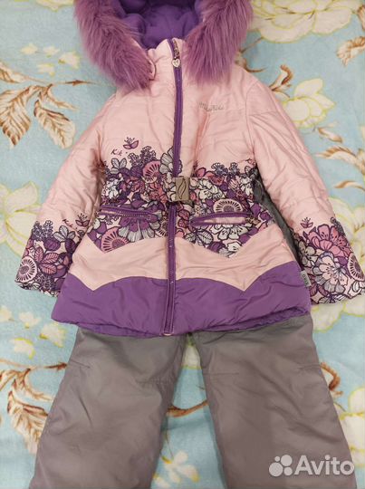 Костюм зимний на девочку, р-р 110
