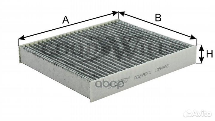 Фильтр салона угольный AG248CFC Goodwill