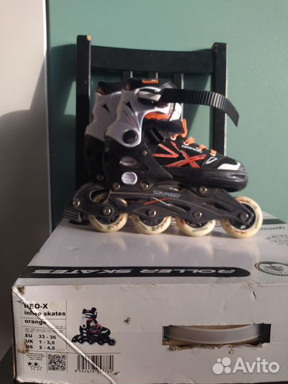 Раздвижные роликовые коньки Tempish Neo-X 33-36 р