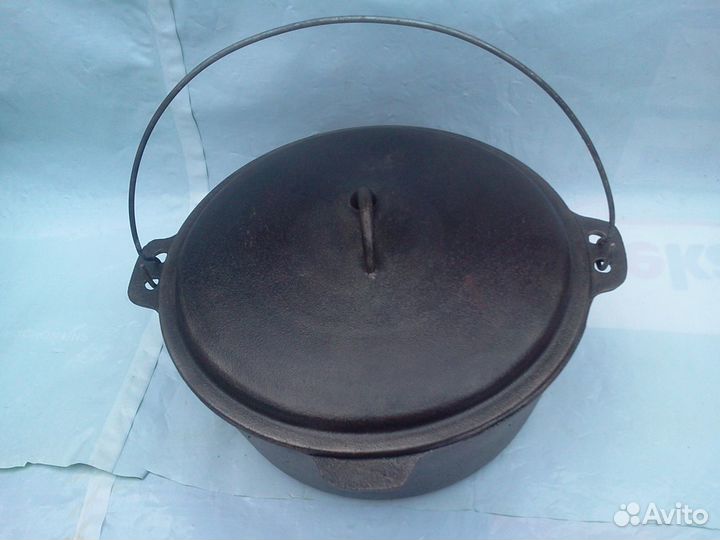 Кастрюля - котелок материал чугун