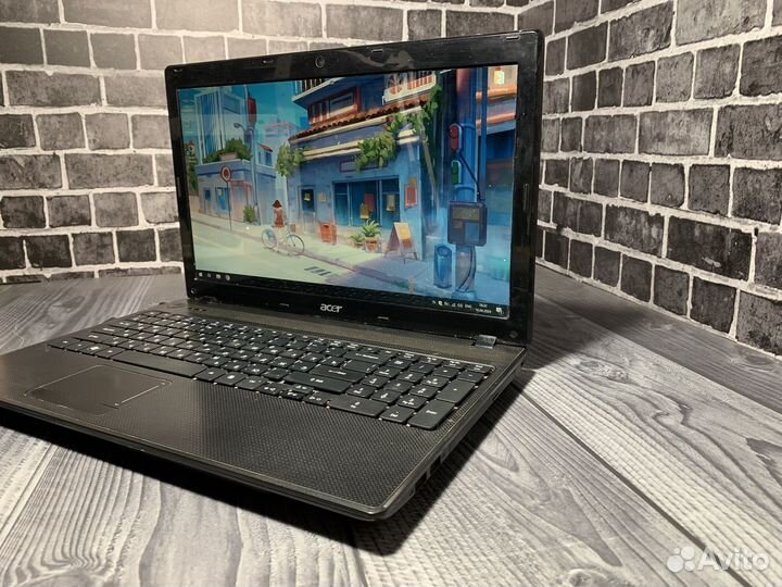 Рабочий ноутбук Acer intel/4gb/ssd