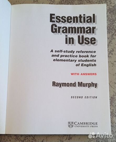 Essential Grammar in use