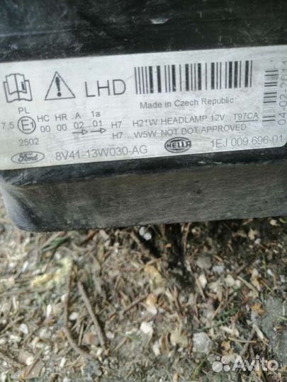 Фара ford kuga 2