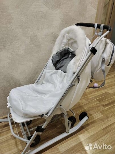 Детские санки коляска