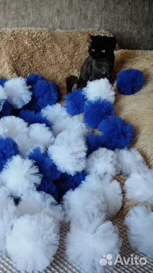 Помпоны из фатина