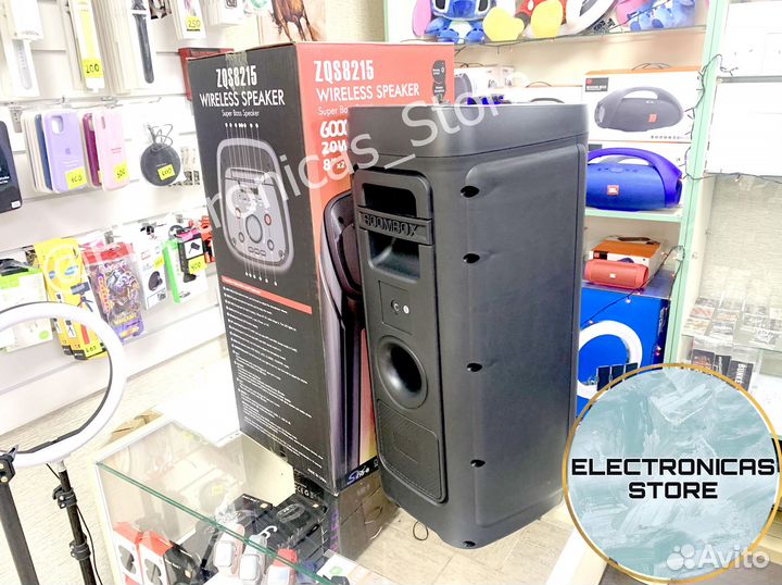 Большая Беспроводная Колонка BT Speaker ZQS 8215