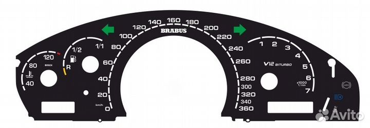 Тюнинг Шкалы на панель приборов Mercedes-Benz