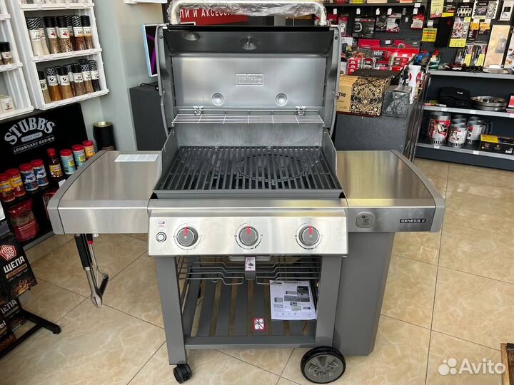 Гриль Газовый Weber Genezis ll E-310, GBS черный