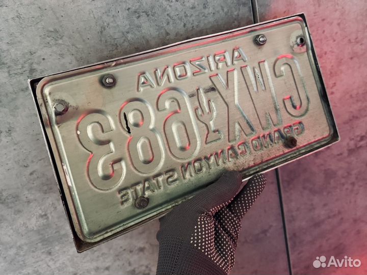 Американские автомобильные номера оригинальные