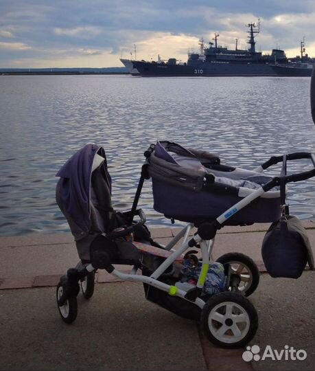 Коляска для двойни 2 в 1