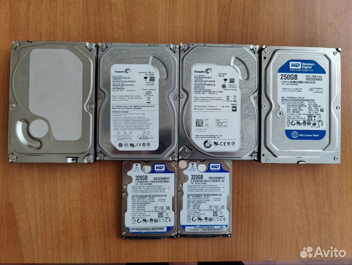 Жесткий диск 2 тб, 500 гб, 320 гб, 250 гб