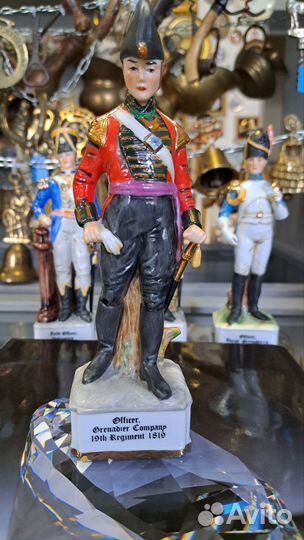 Винтажная Фигурка Офицер Наполеона Бонапарта