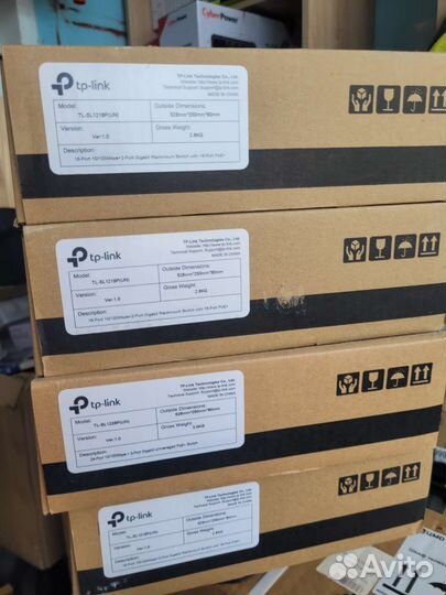 Poe коммутатор 16 портов TL-SL1218P новый 150Вт