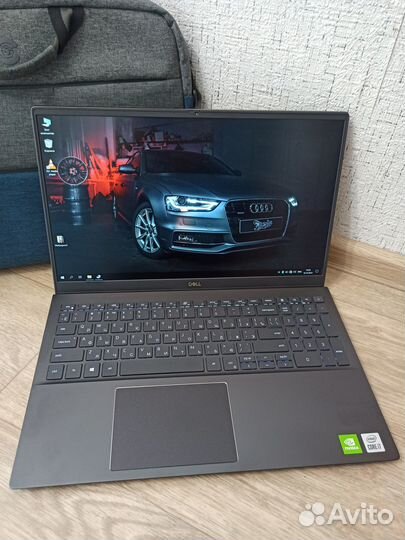 Новый топчик dell i7 10п\16GB\512\MX330\IPS\Металл