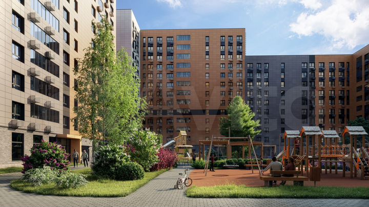 2-к. квартира, 55,4 м², 10/14 эт.