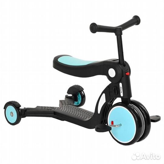 Самокат Pituso 5 в 1 трехколесный с родительской р