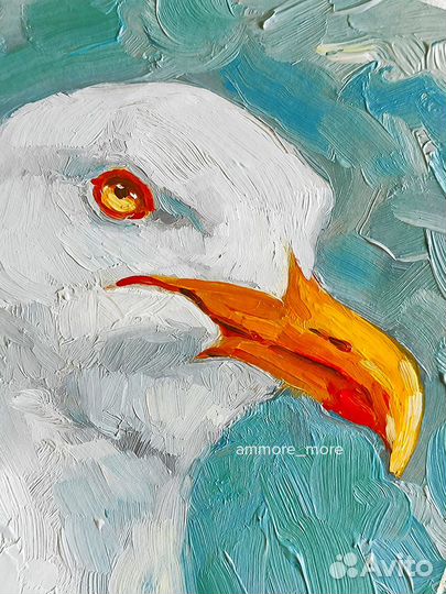 Картина маслом «Портрет Чайки»