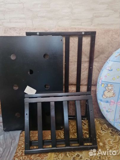 Детская кроватка трансформер с маятником