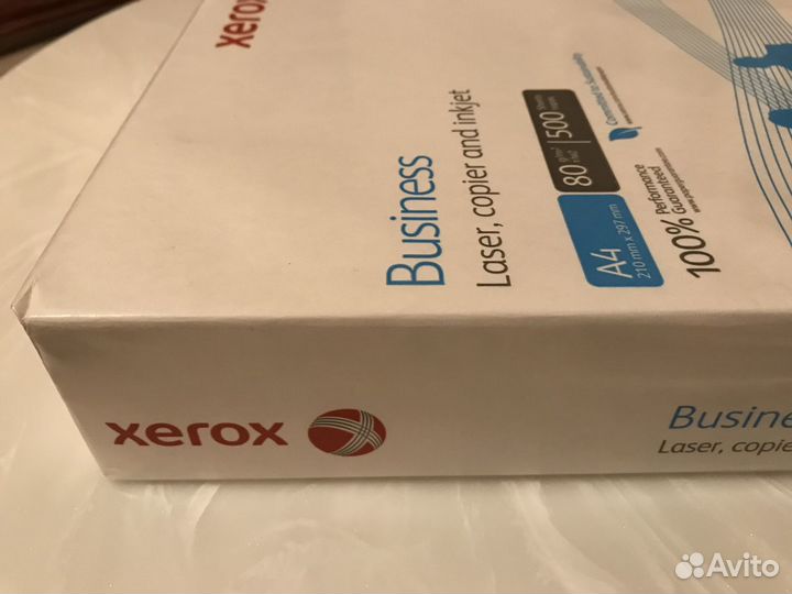 Бумага Xerox Business А4, марка B+, 80 г/кв.м