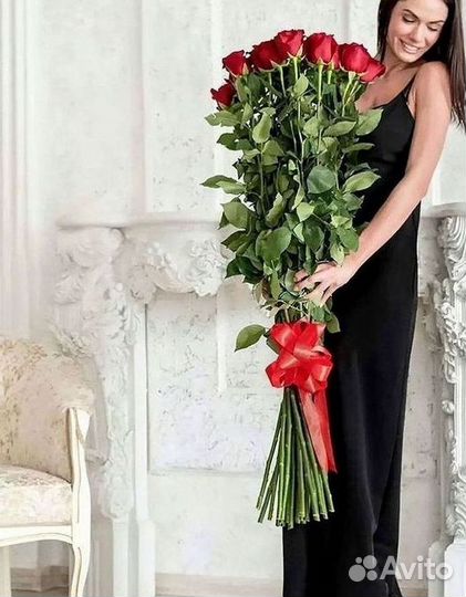 Букет роз 101 роза 51 роза