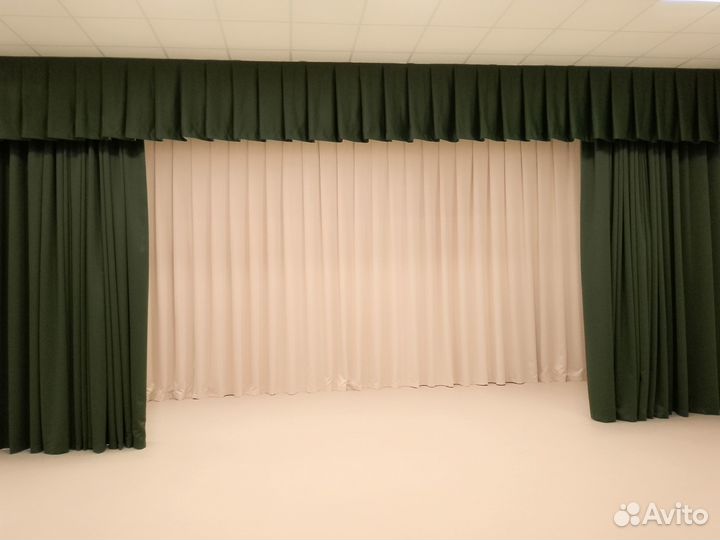 Занавес сцены свет звук для актового зала школы дк