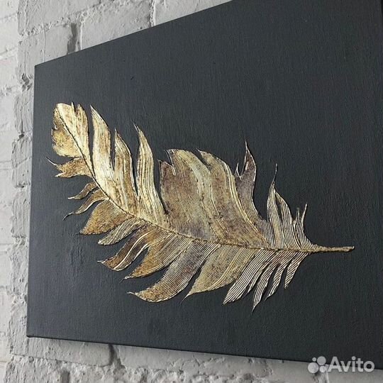 Интерьерная Картина перо Цена договорная