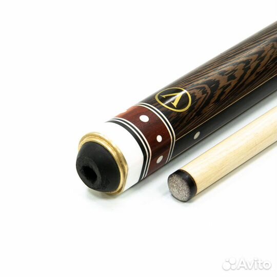 Кий / пирамида 2-pc (граб, черный граб, венге, падук, лимонник) 13 запилов