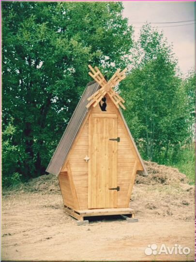 Уличный туалет с установкой щэя 624