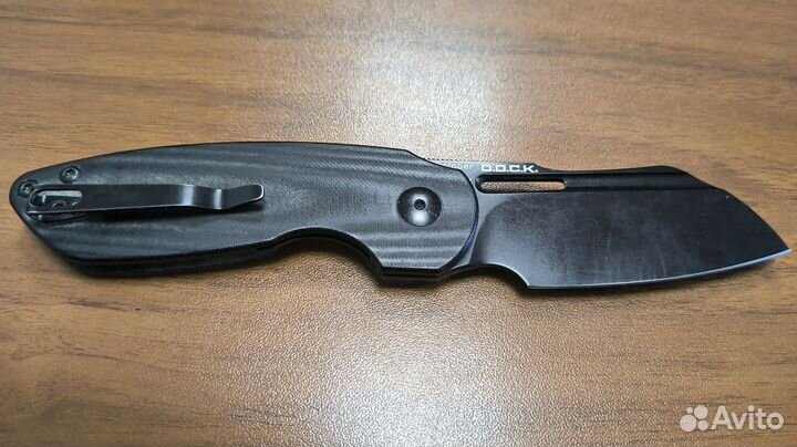 Нож складной Kizer October black 20cv, микарта