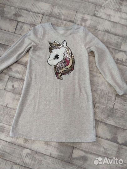 Платье теплое для девочки