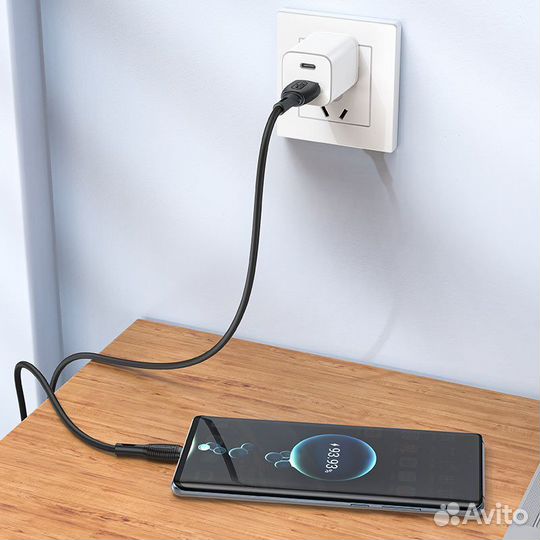 Кабель borofone type-C BX-86 1m Silicone Black