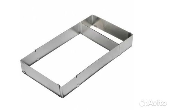 Металлическая раздвижная форма для выпечки 