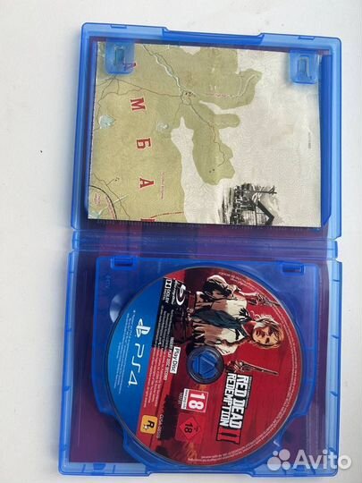 Диски на ps4 red dead redemption 2