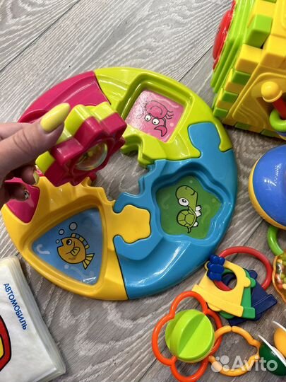 Большой пакет игрушек 0-1,5 лет