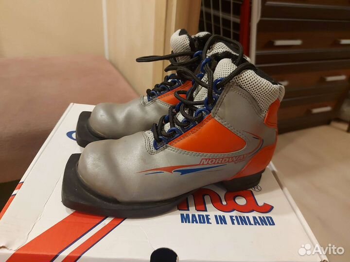 Лыжные ботинки детские 32